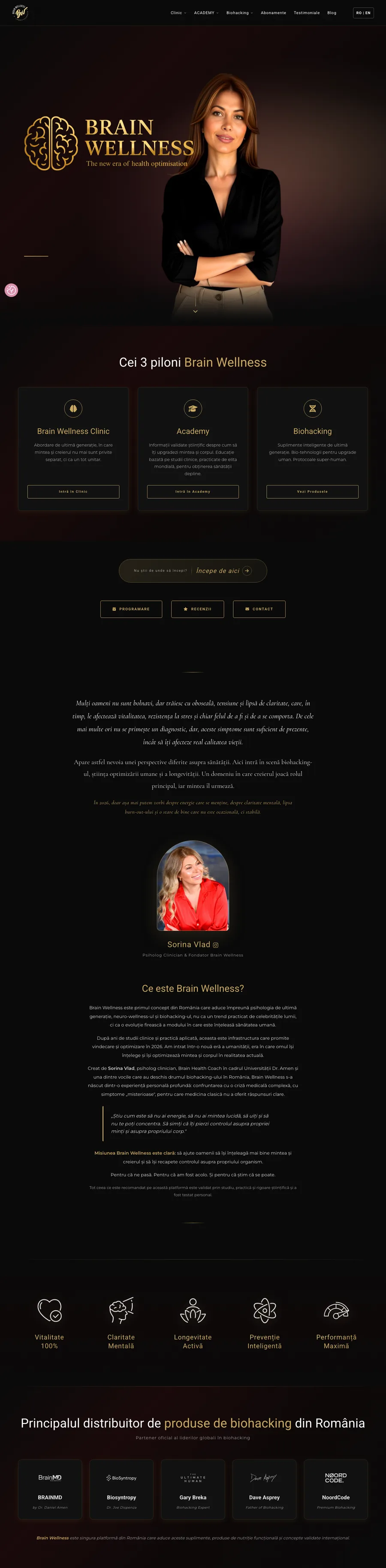 Varianta desktop a brainwellness.ro